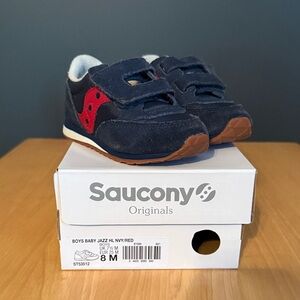 Saucony Kids' Sneakers in Navy and Red